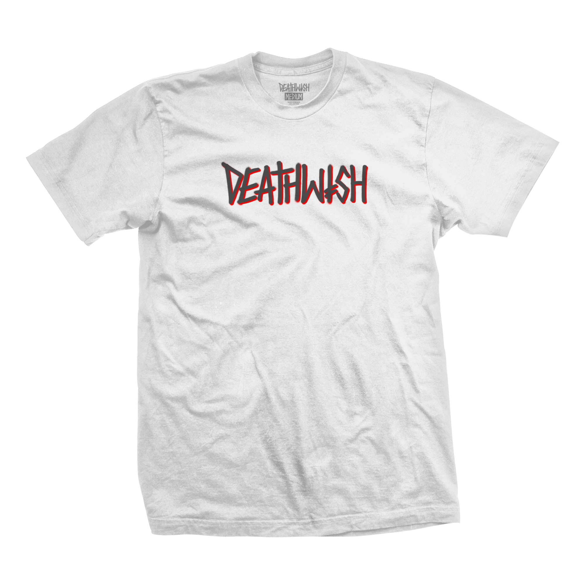 DEATHWISH T-Shirt DEATHSPRAY, white/grey M