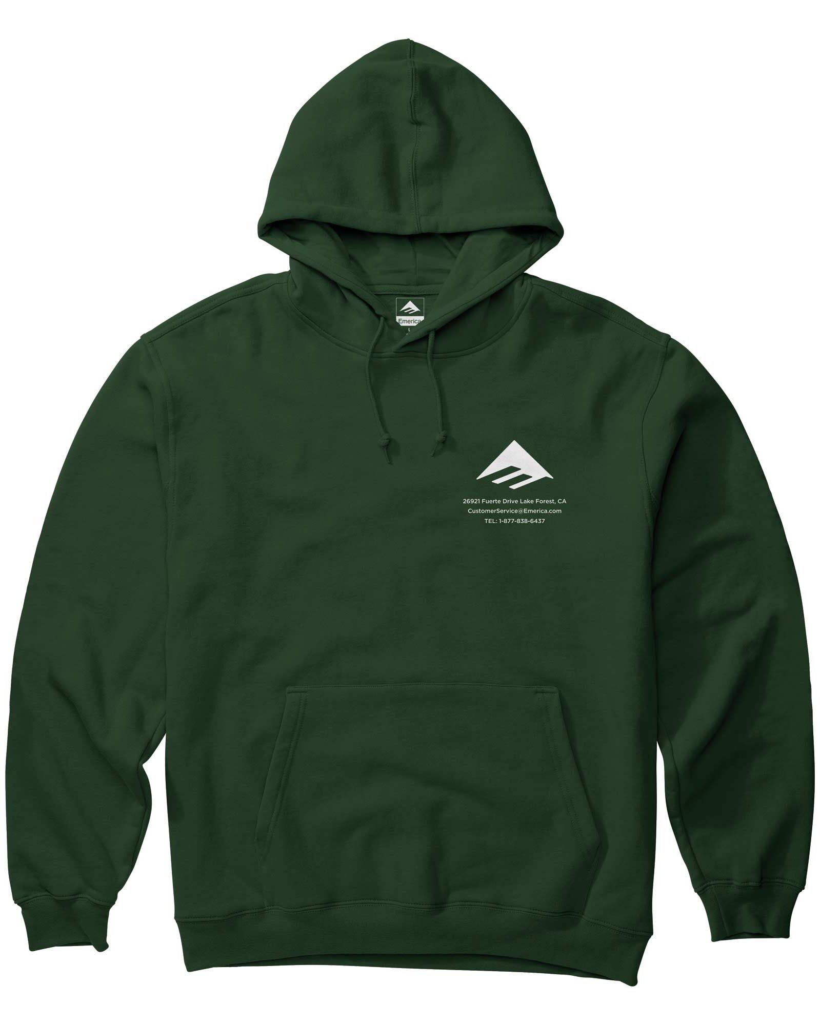 EMERICA Sweat LOGO LOCKUP, hunter green XL