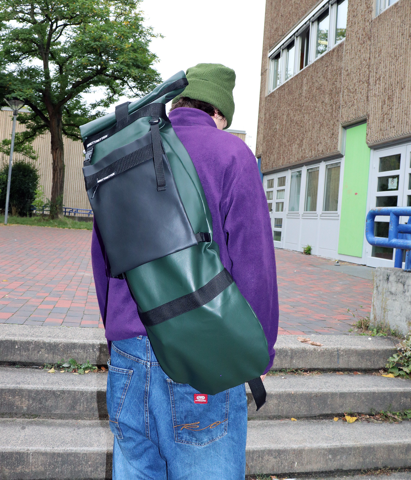 Brettretter Skateboard Crossbag 2.0 olive / black Brettretter Skateboard Crossbag 2.0 olive / black