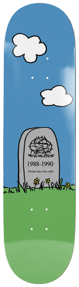 World Industries Skateboard Deck Skateboarding Is Dead 8,50