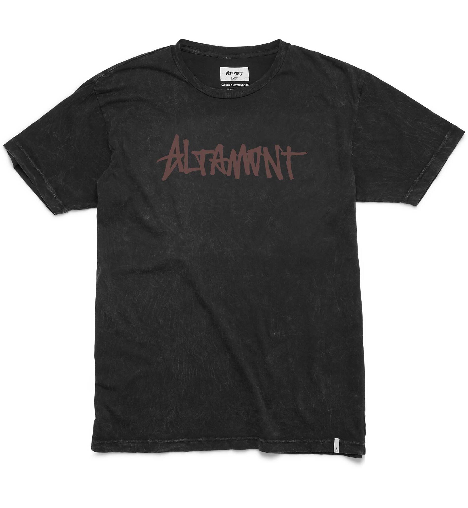 ALTAMONT T-Shirt ONE LINER WASH, coffee XL