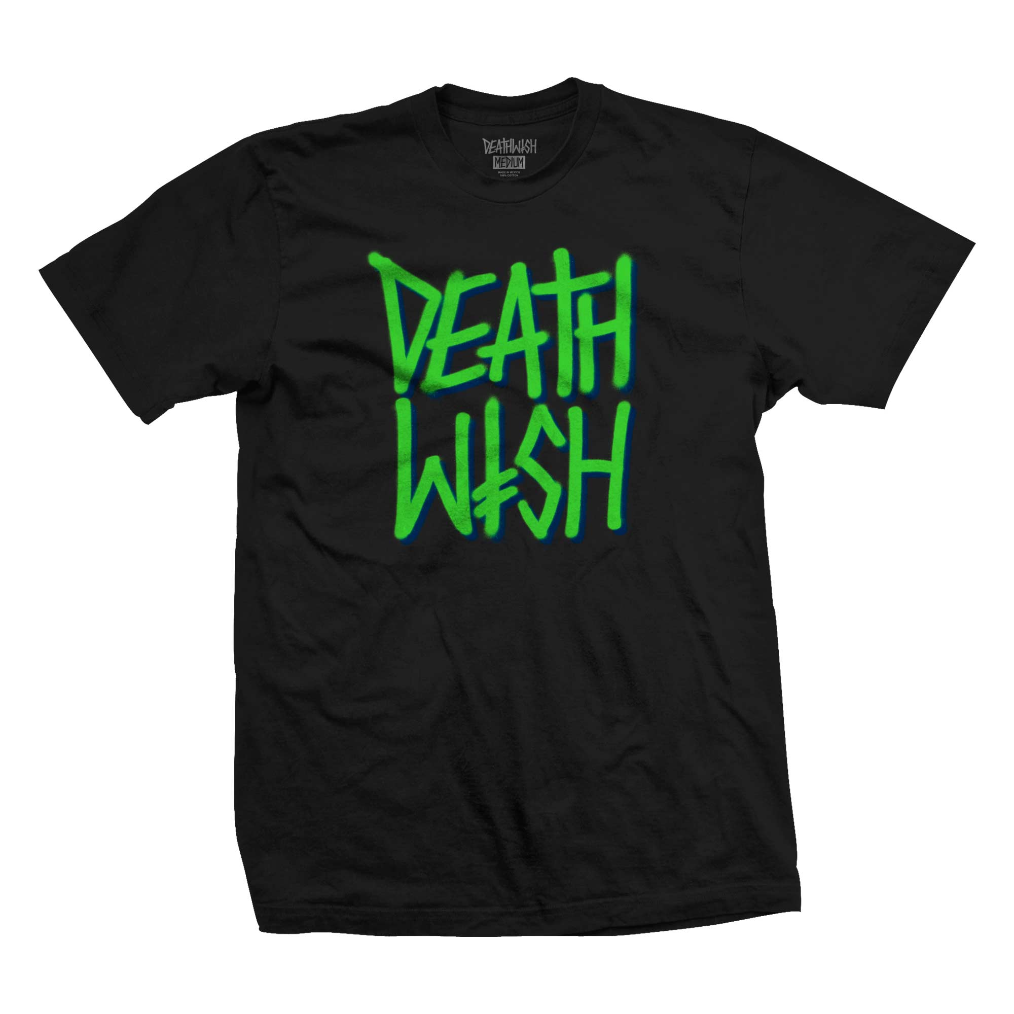 T-Shirt DEATHWISH DEATHSTACK noir/vert