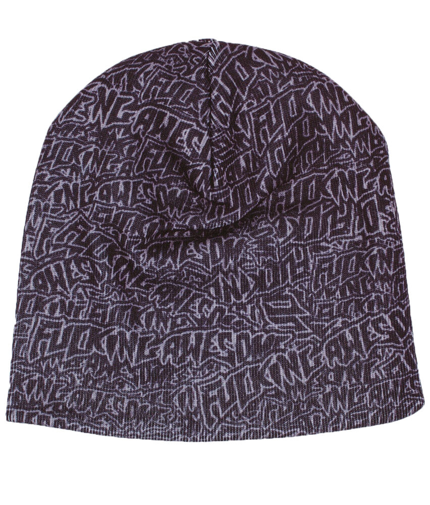 13141001-1 Beanie FA For Your Health Skully Black