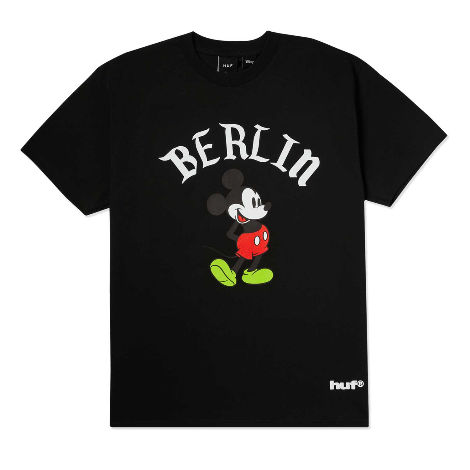 HUF Berlin Mickey Wordlwide T-Shirt - black L HUF Berlin Mickey Wordlwide T-Shirt - black XXL
