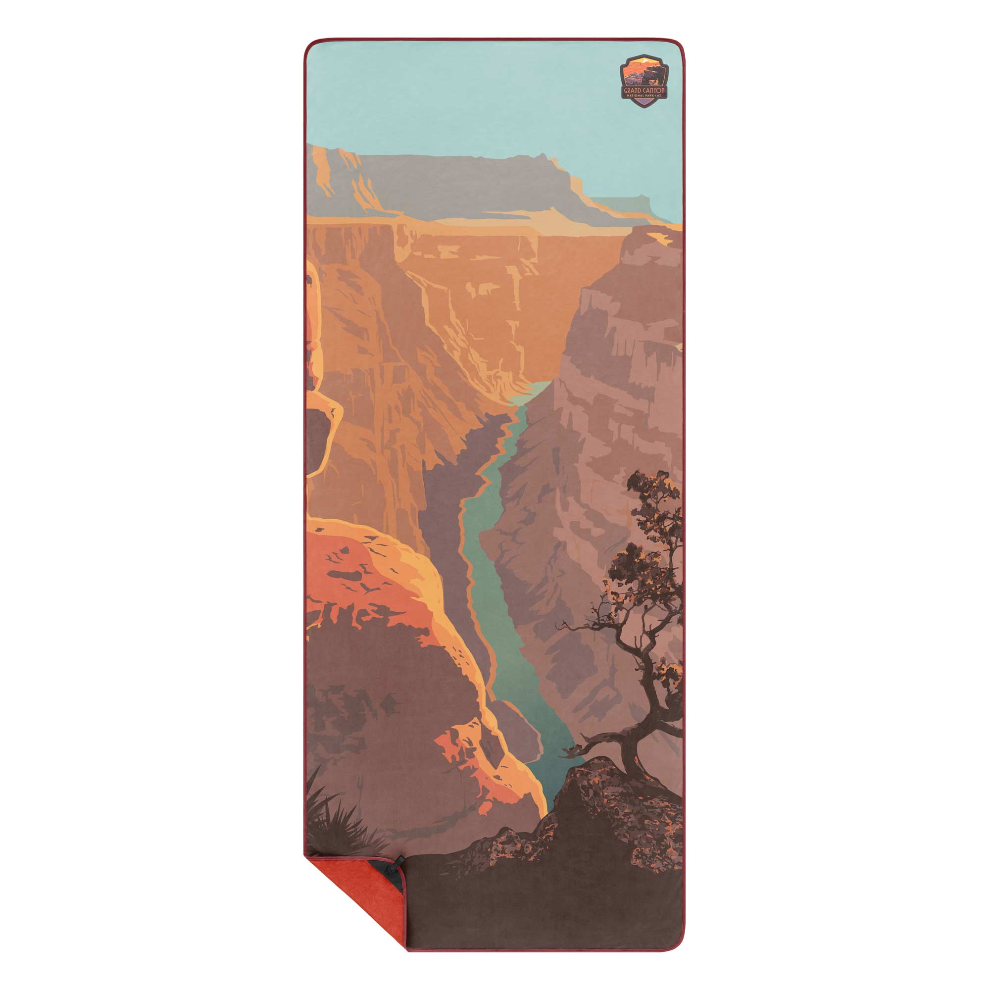 RUMPL Towel EVERYWHERE SHAMMY PRINTED NATIONAL PARK LC, grand canyon national park RUMPL Towel EVERYWHERE SHAMMY PRINTED NATIONAL PARK LC, grand canyon national park