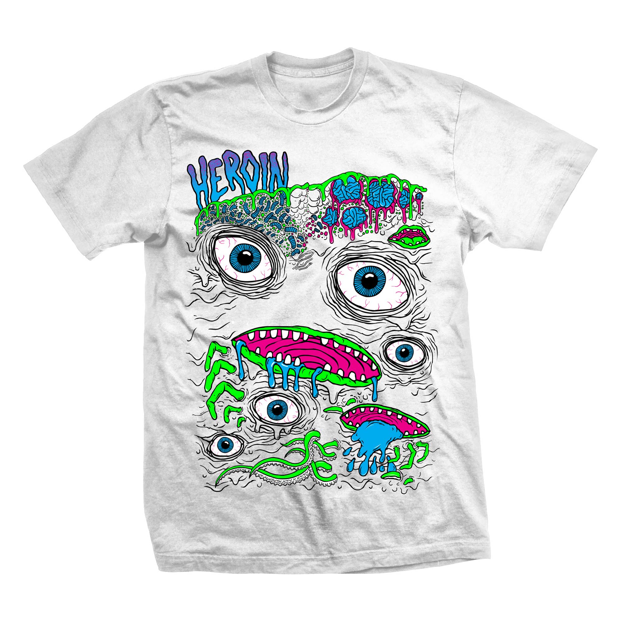 HEROIN T-Shirt MUTANT, white L HEROIN T-Shirt MUTANT, white XL