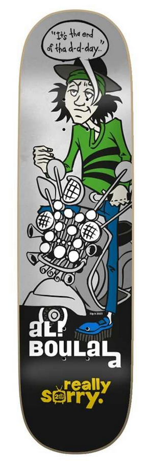 Flip Boulala Really Sorry 20th Anniversary Skateboard Deck 8.0 Flip Boulala Really Sorry 20th Anniversary Skateboard Deck 8.0
