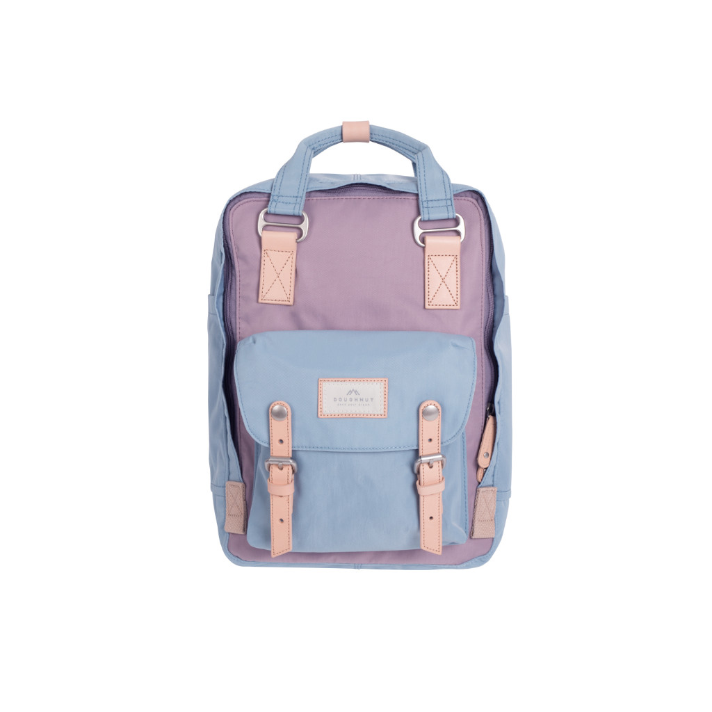 Doughnut Macaroon Rucksack - lilac x light blue