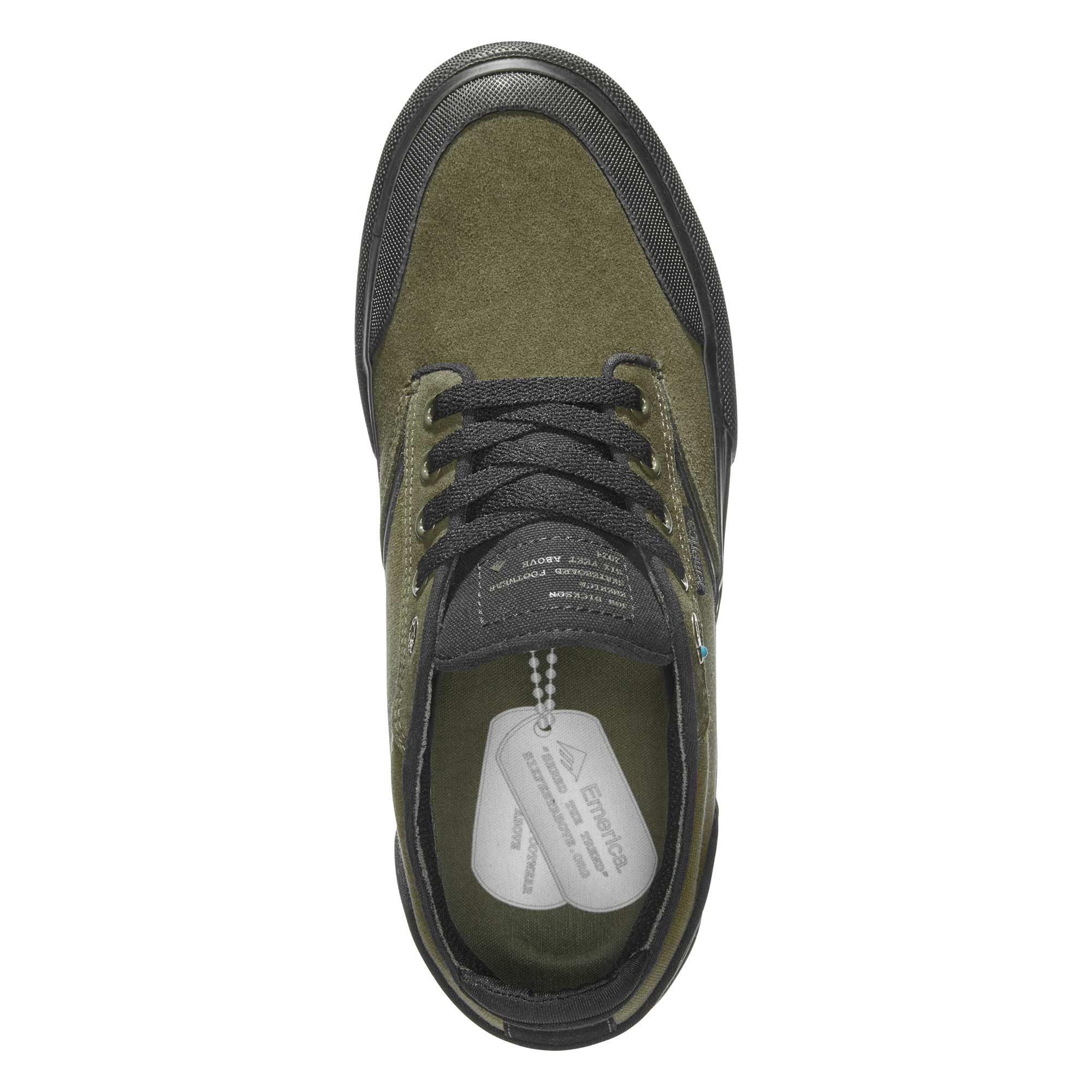 EMERICA Shoe DICKSON X SIX FEET ABOVE od bla, od black 10½