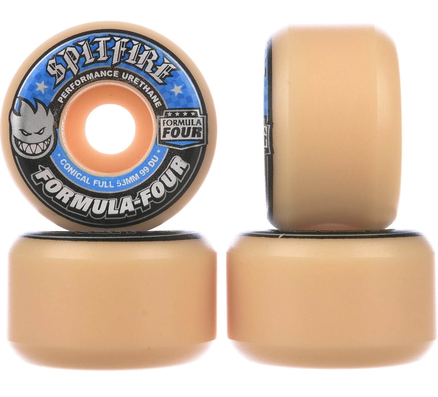 Spitfire Skateboard Wheels F4 Conical Full 99A 54mm Spitfire Skateboard Wheels F4 Conical Full 99A 52mm