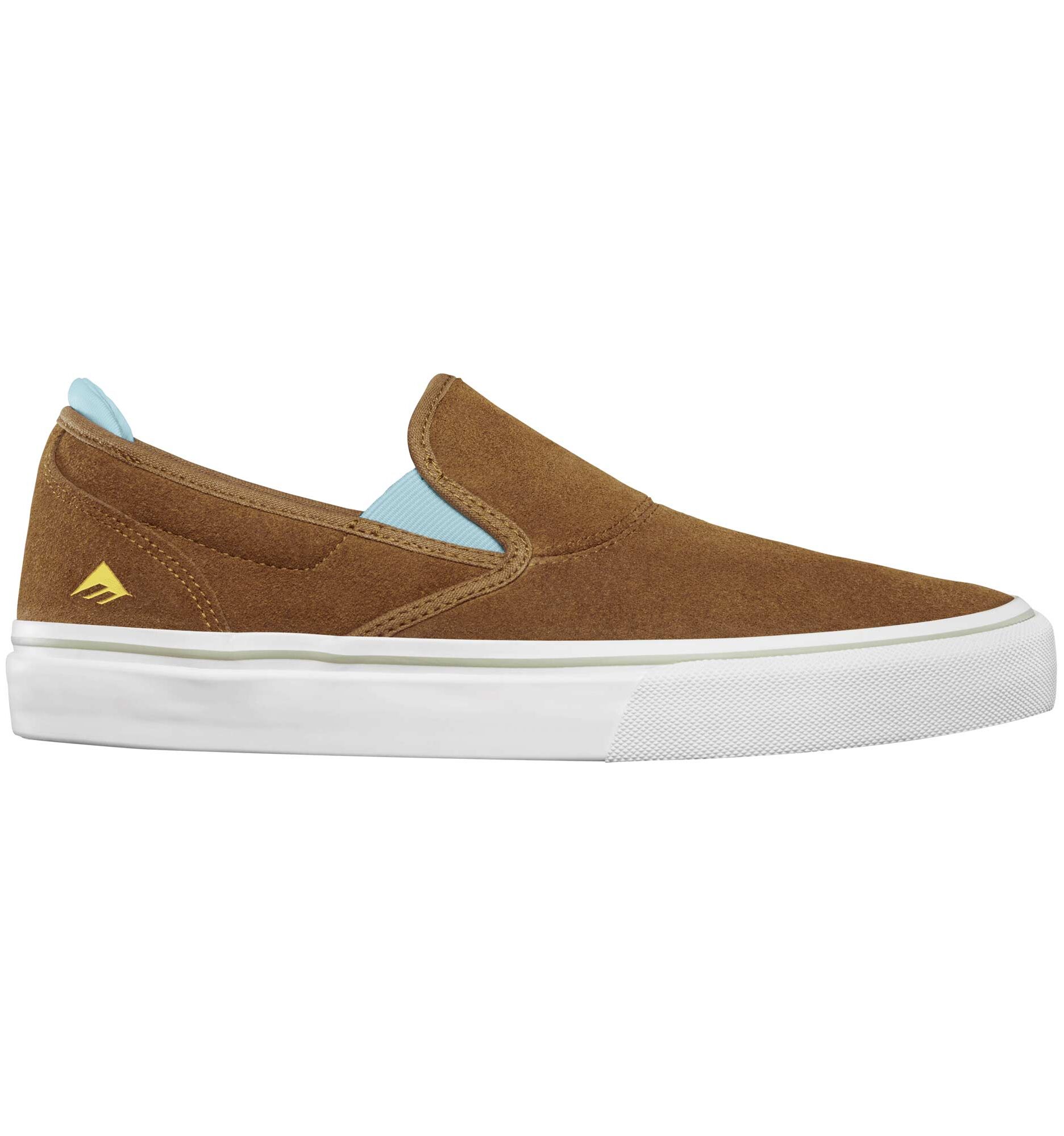EMERICA Shoe WINO G6 SLIP-ON bro/blu brown/blue EMERICA Shoe WINO G6 SLIP-ON bro/blu, brown/blue 9
