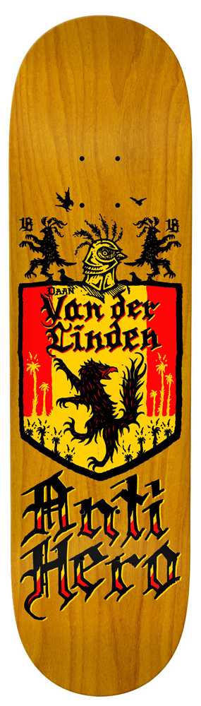 Anti Hero Skateboard Deck Linden Coat Of Arms 8,28
