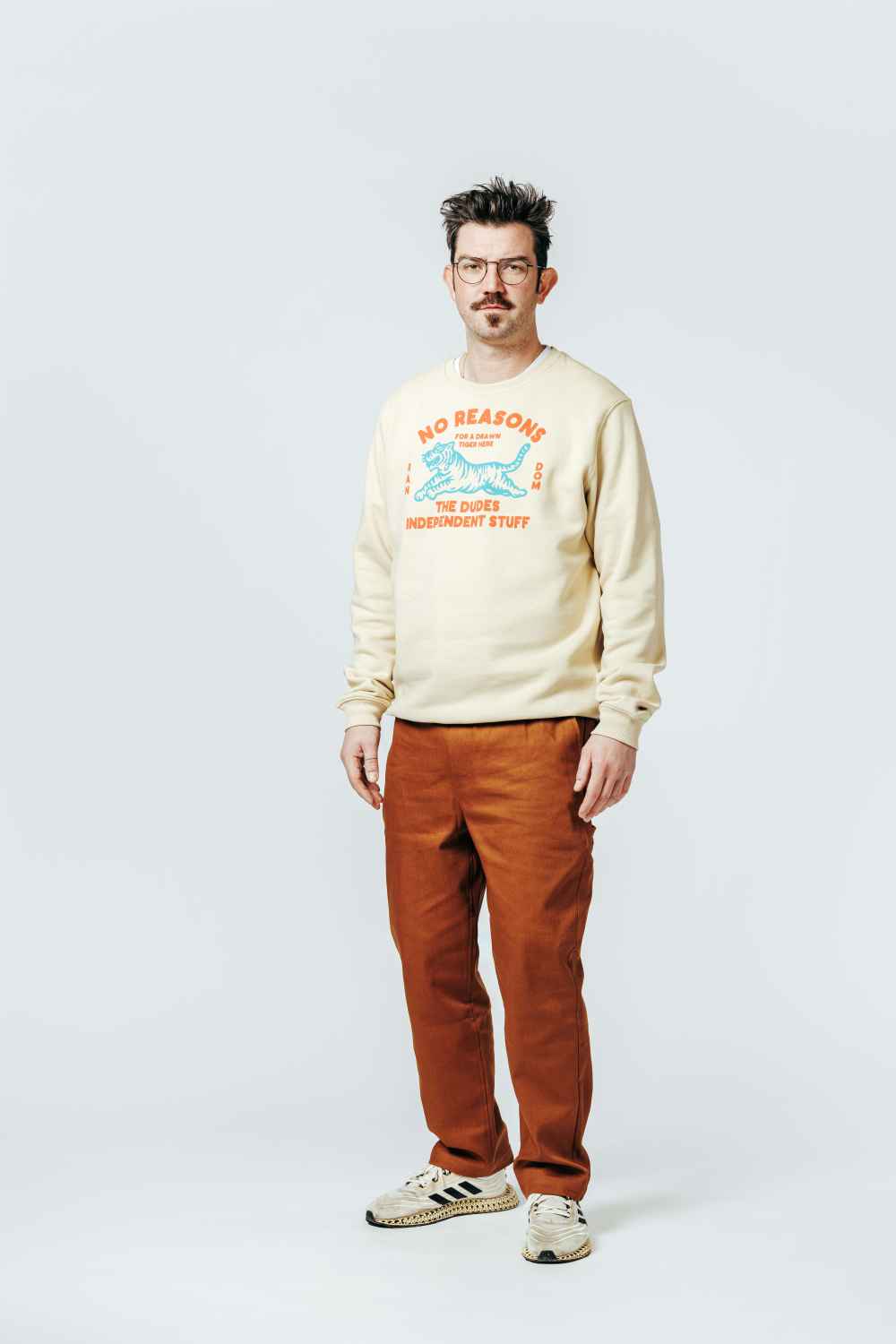 The Dudes No reasons Classic Sweatshirt - Almond milk XXXL