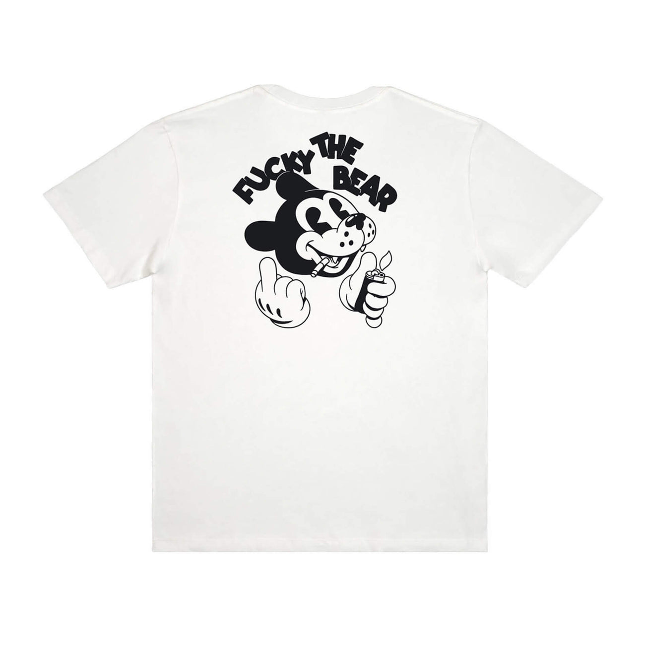 The Dudes Fucky Classic T-Shirt - off white XXXL