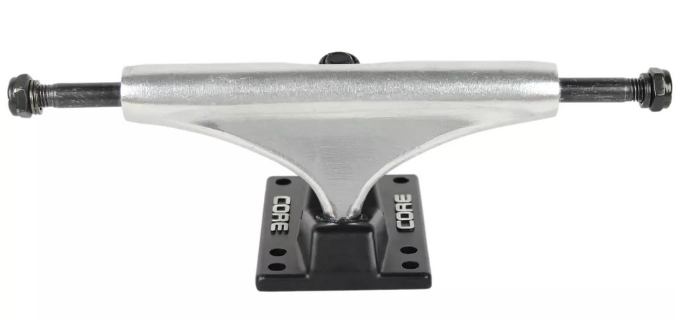 Core Trucks skateboard axle silver / black 4.75 Core Trucks skateboard axle silver / black 4.75
