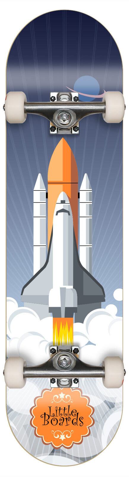 Little Boards Kinder Skateboard Rocket 7.3 Little Boards Kinder Skateboard Rocket 7.3 #1