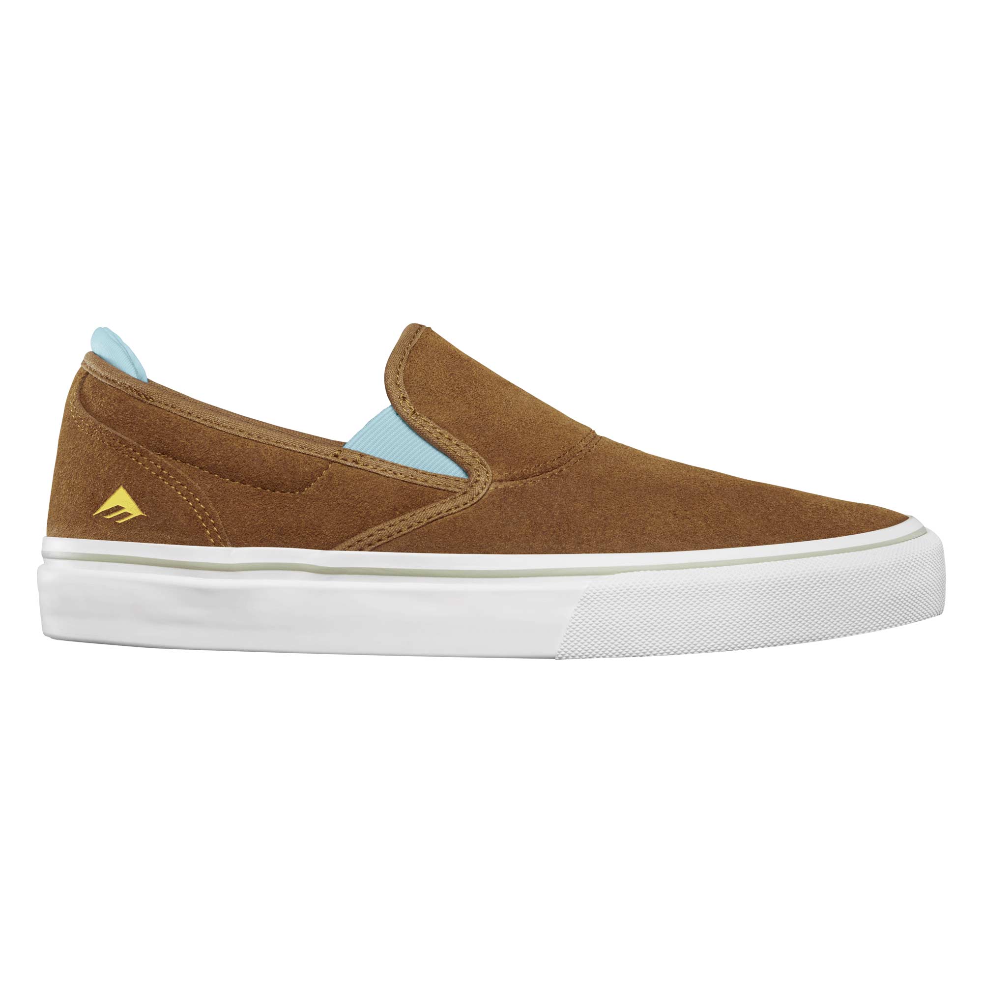 EMERICA Shoe WINO G6 SLIP-ON bro/blu, brown/blue 10½
