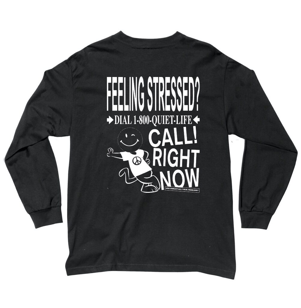 The Quiet Life - Stressed Long Longsleeve - black M The Quiet Life - Stressed Long Longsleeve - black M