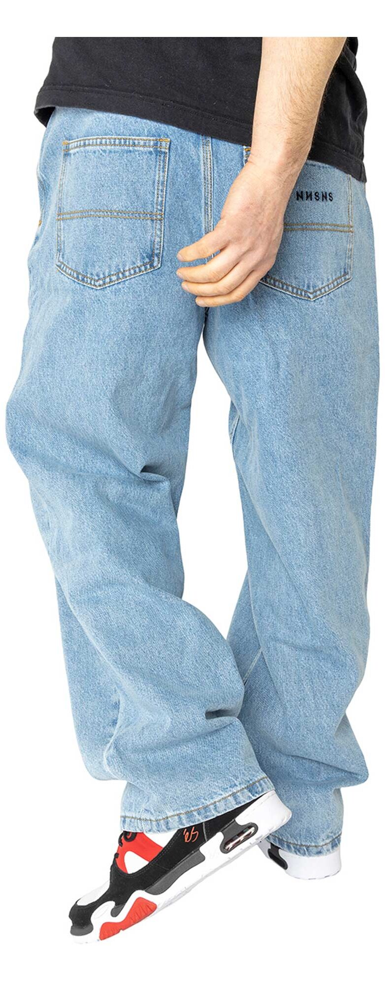 NNSNS Pant BIGGERFOOT DENIM white denim NNSNS Pant BIGGERFOOT DENIM, white denim 26/32