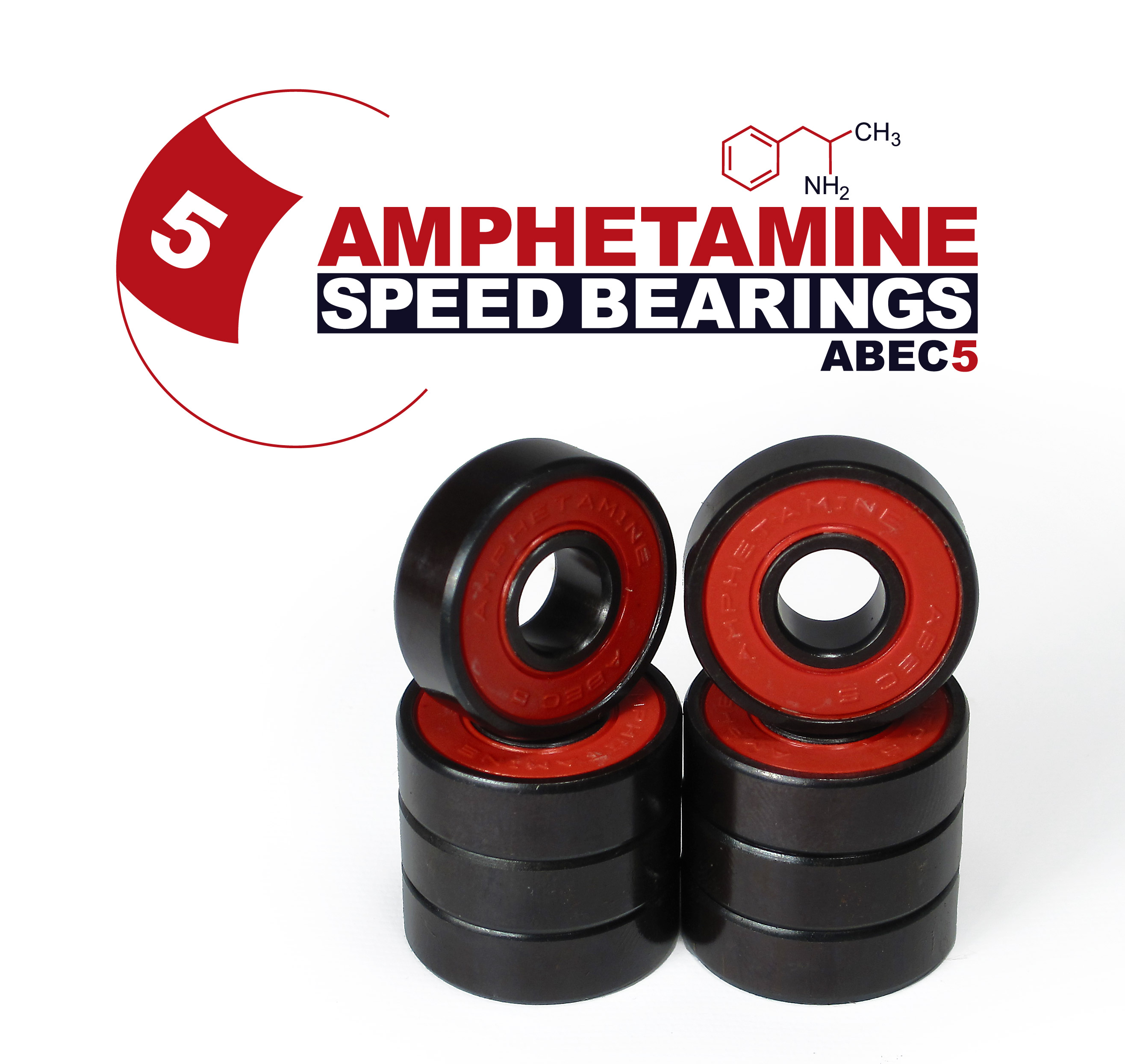 Damned Complete Skateboard FS London 7.63 Freedom Hypnolove Red Kids Komplettboard 7.25
