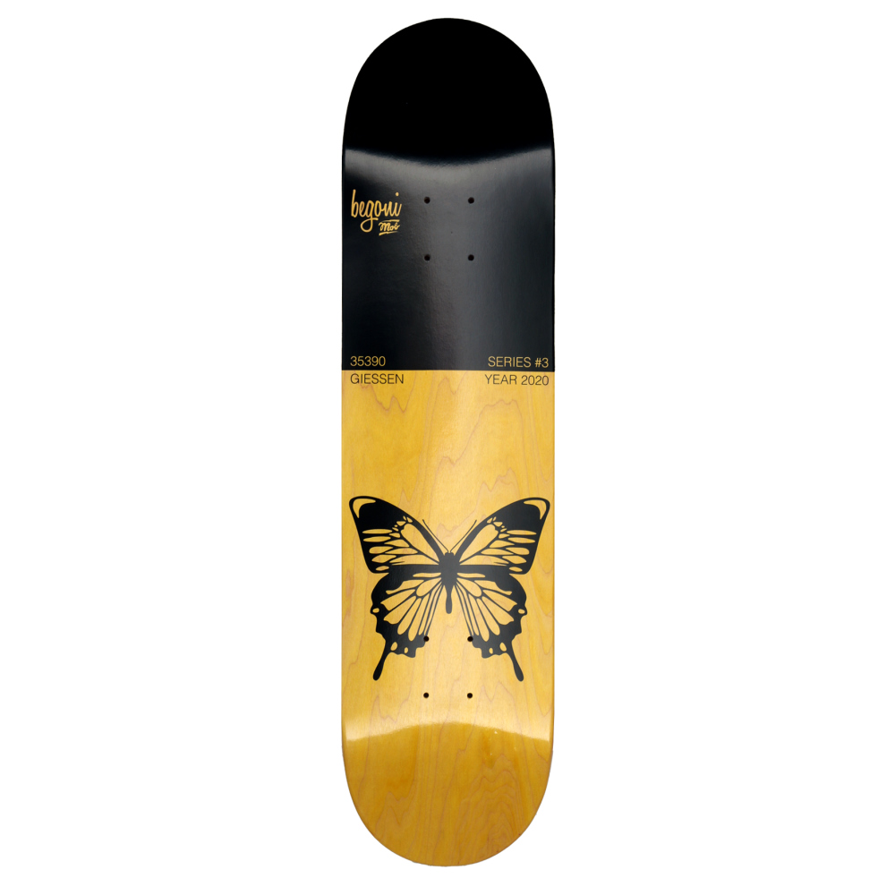 MOB Skateboards x Begoni Single Butterfly Deck - 8.0 MOB Skateboards x Begoni Single Butterfly Deck - 8.0