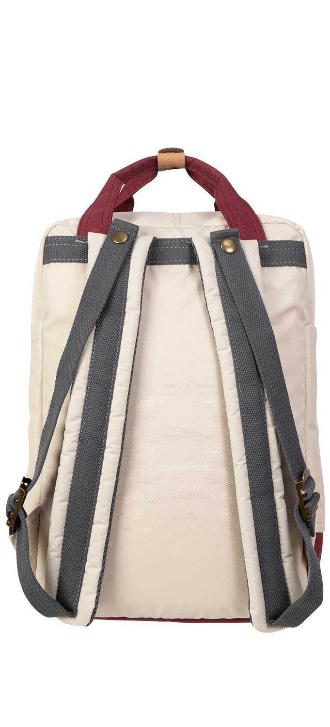 Doughnut Macaroon Reborn Series Rucksack - stone x wine