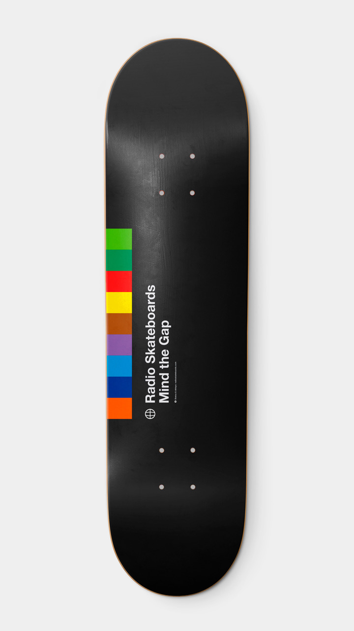 Radio Mind The Gap Skateboard Deck Radio Mind The Gap Skateboard Deck