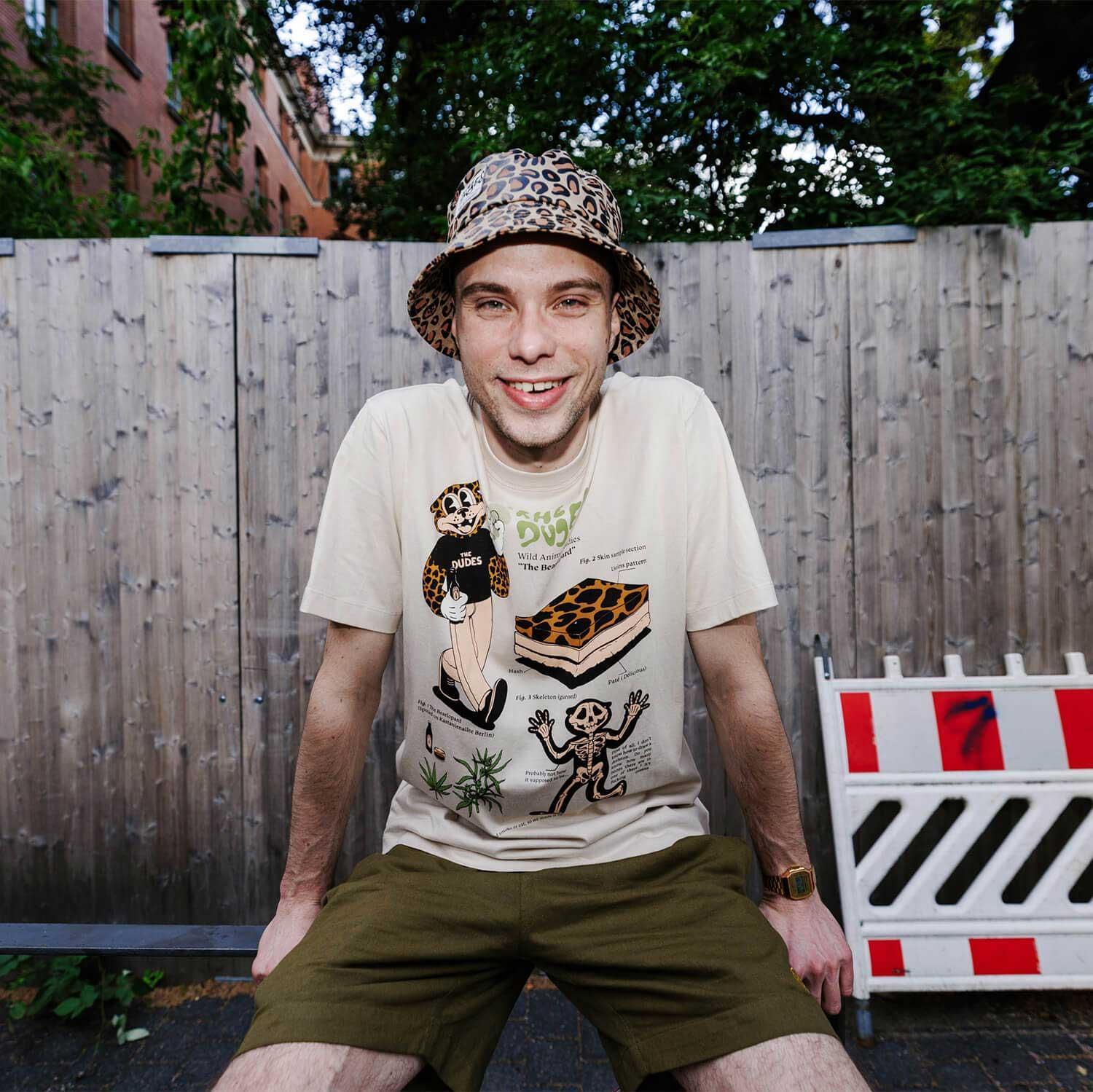 The Dudes Bearlopard T-Shirt - desert dust The Dudes Bearlopard T-Shirt - desert dust