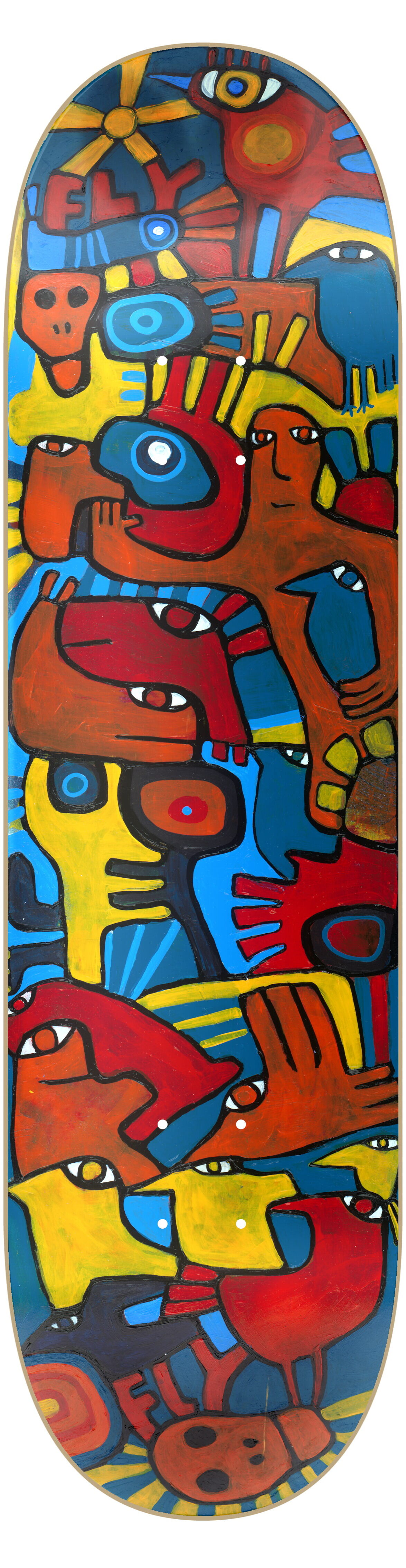 Curare Gabriele Bruns Art Print #1 LTD Skateboard Deck Curare Gabriele Bruns Art Print #1 LTD Skateboard Deck