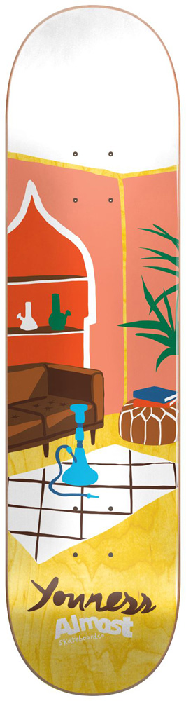 Almost Skateboard Deck Amrani Rooms SAP 8