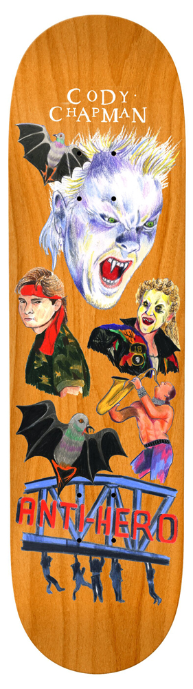 Anti Hero Skateboard Deck C. Chapman Still Believe 8,32