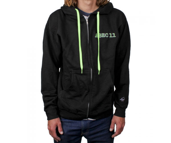 ABEC 11 Zipped Hoodie Black M