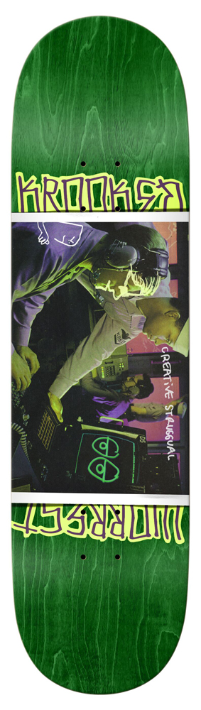 Krooked Skateboard Deck Worrest Struggual DBX 8,25