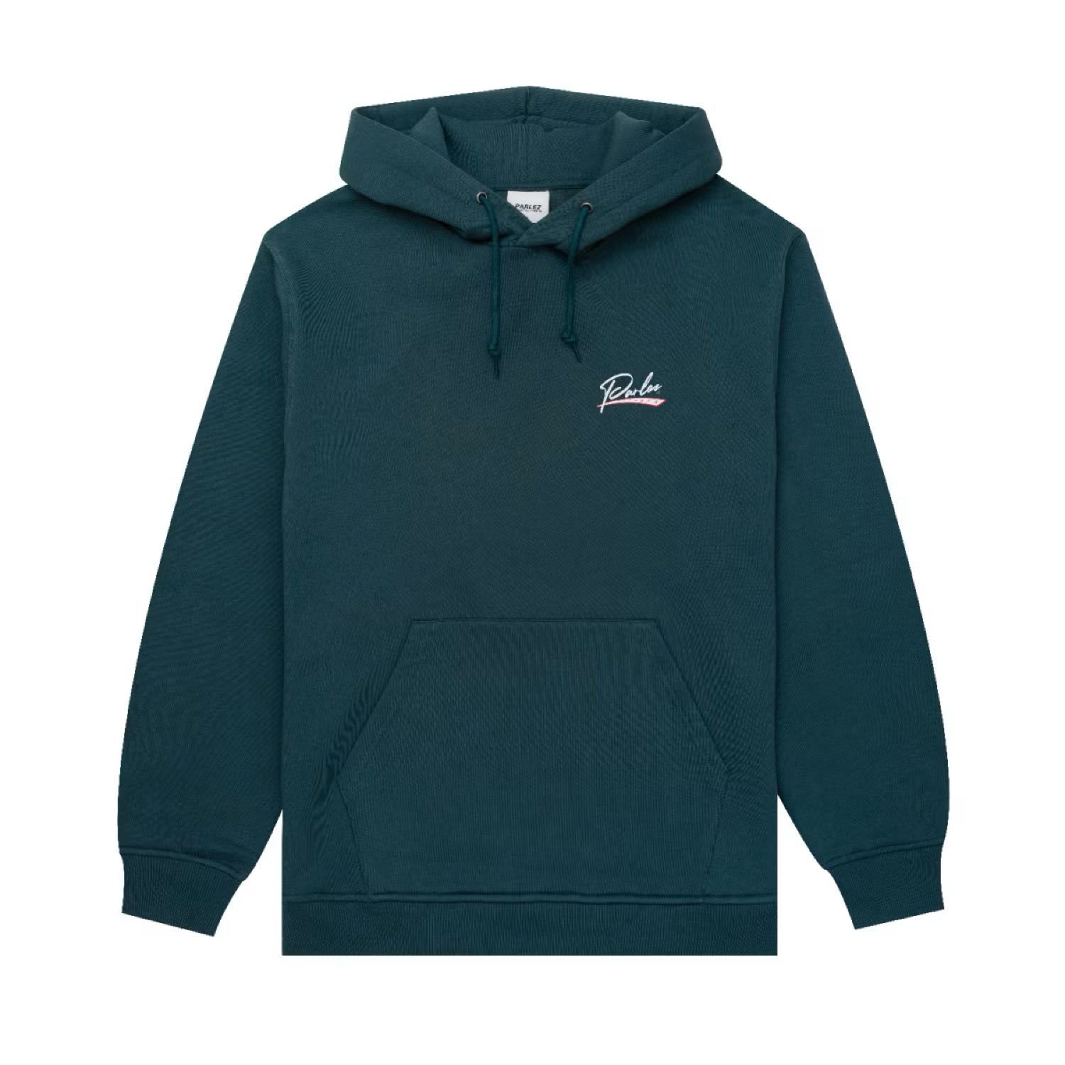 Parlez Chisel Hoodie - petrol Parlez Chisel Hoodie - petrol M