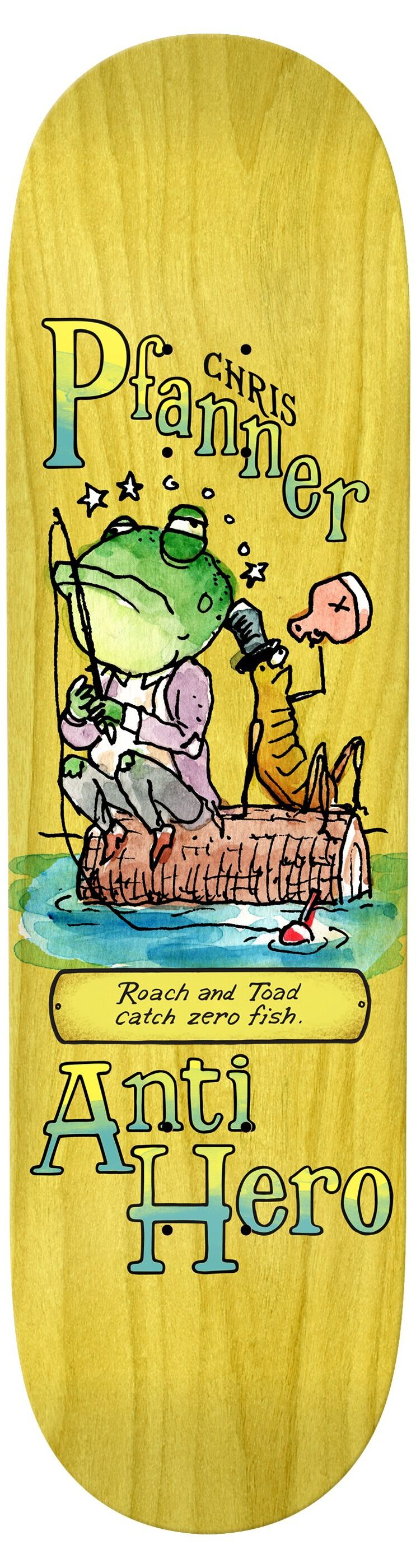 Anti Hero Skateboard Deck Pfanner Roach And Toad 8.5