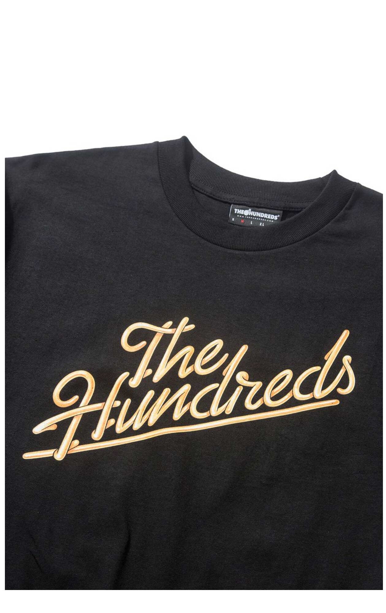 THE HUNDREDS T-Shirt MODESTO SLANT, black M