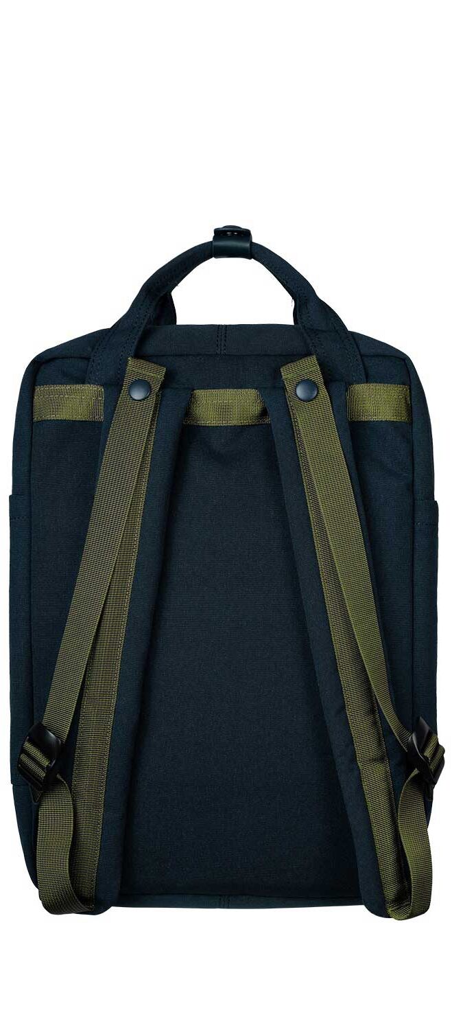 Doughnut Macaroon Meditative Dark Rucksack - midnight blue