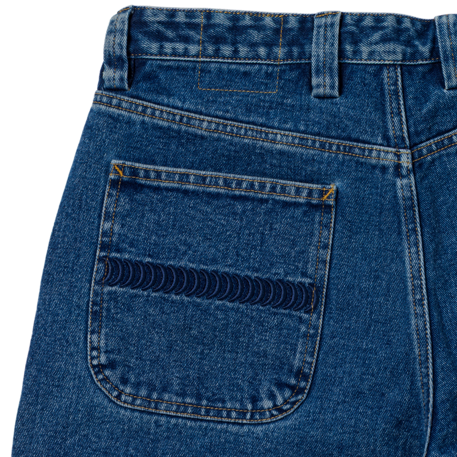 Spitfire Bighead Fill Denim Shorts Stone Blue 34