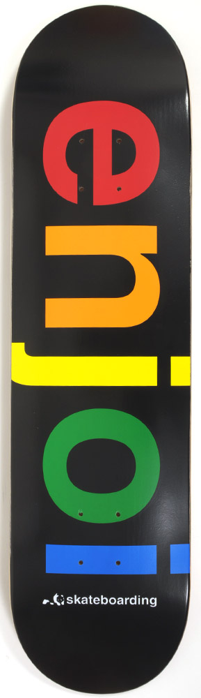 Enjoi Skateboard Deck Team Spectrum Black R7 8