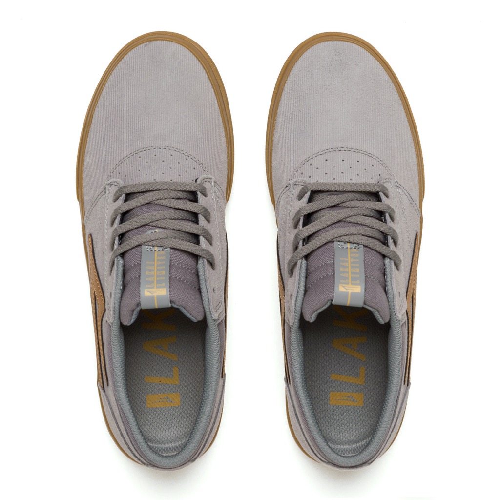 Lakai Griffin Schuhe - grey gum cord suede US 11