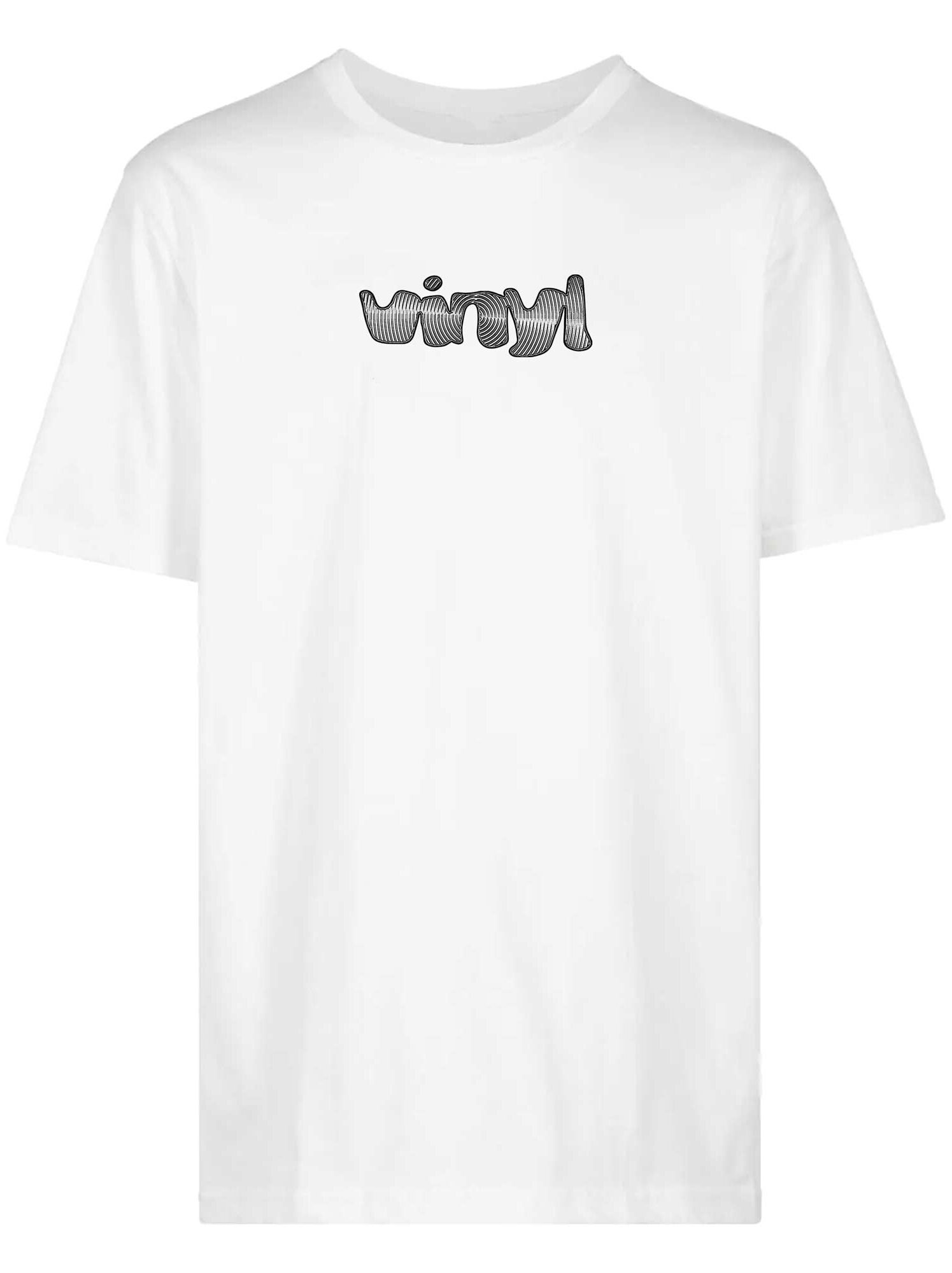 VINYL T-Shirt SPIRAL LOGO, white XL