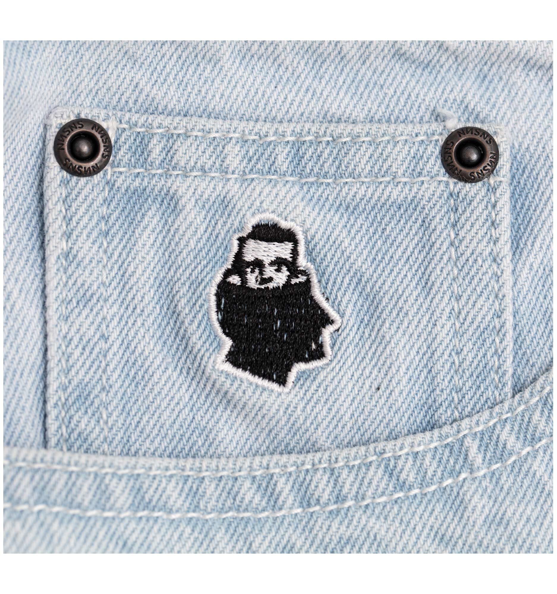 NNSNS Pant BIGFOOT cloud blue denim NNSNS Pant BIGFOOT, cloud blue denim 26/32