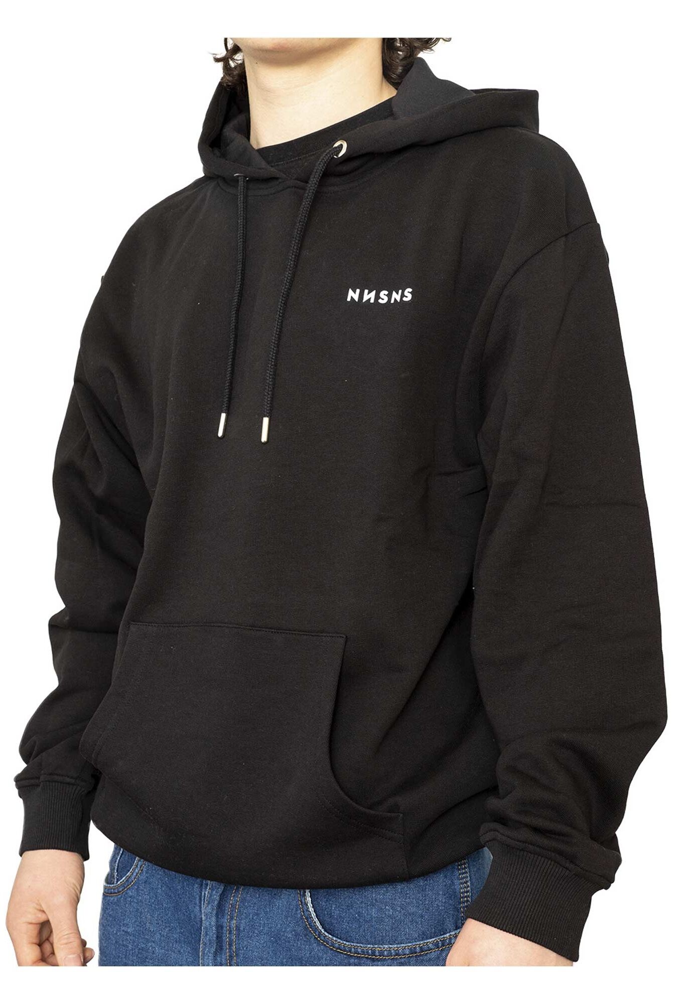 NNSNS Sweat HEAD LOGO Hooded black NNSNS Sweat HEAD LOGO Hooded black