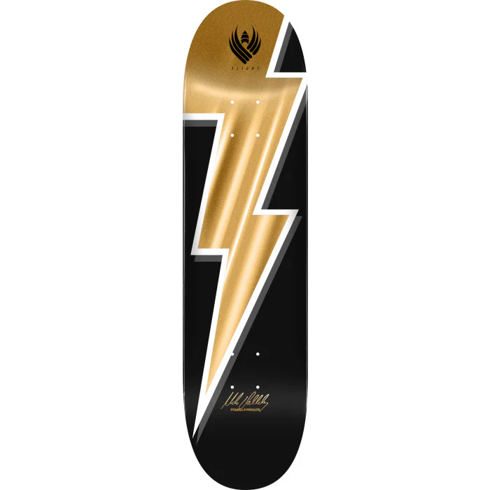 Powell-Peralta Mike Vallely Lighting Bolt Skateboard Deck Flight 8.75"