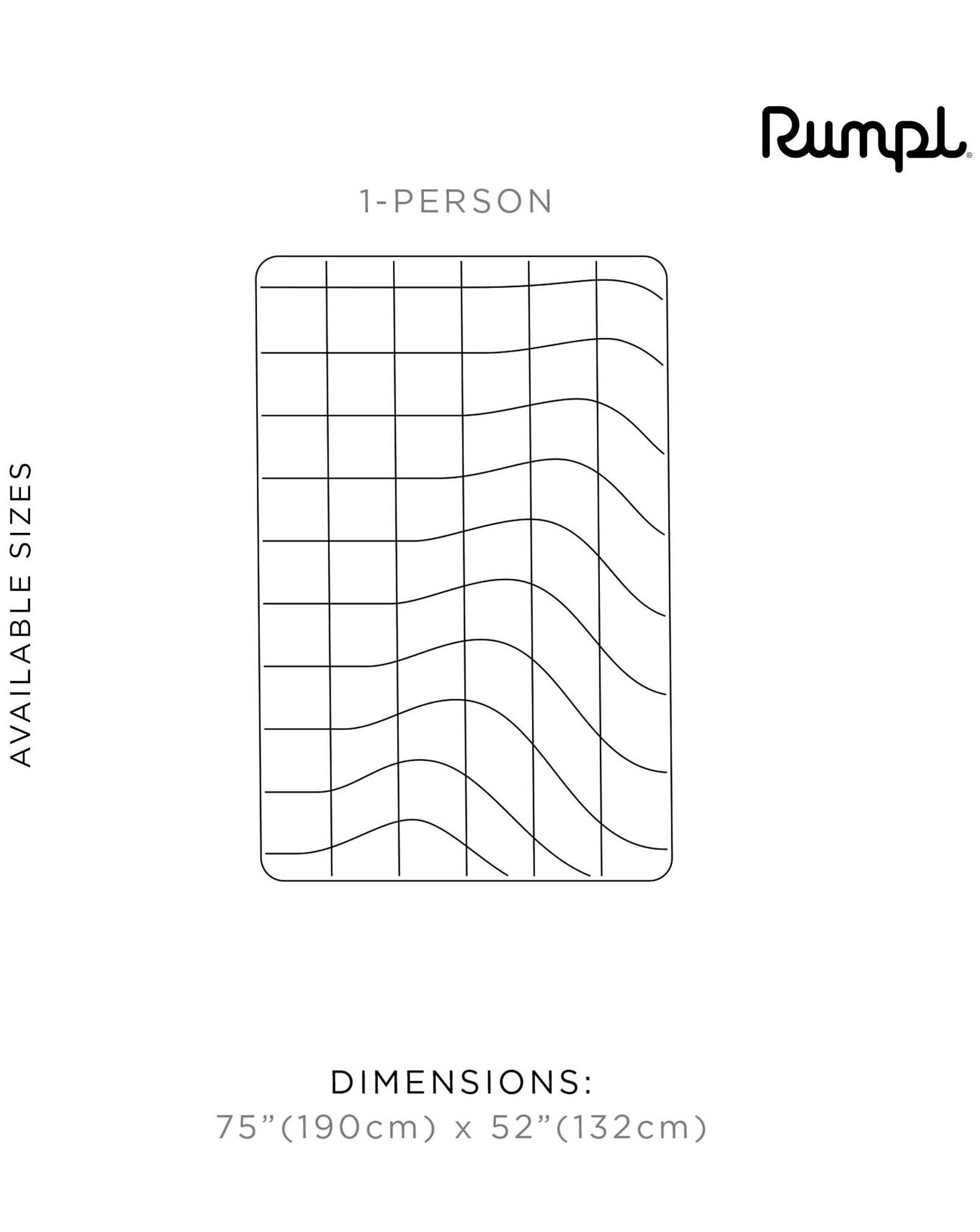 RUMPL Blanket ORIGINAL PUFFY PRINTED / 1 PERS, lemonade fade RUMPL Blanket ORIGINAL PUFFY PRINTED / 1 PERS, lemonade fade