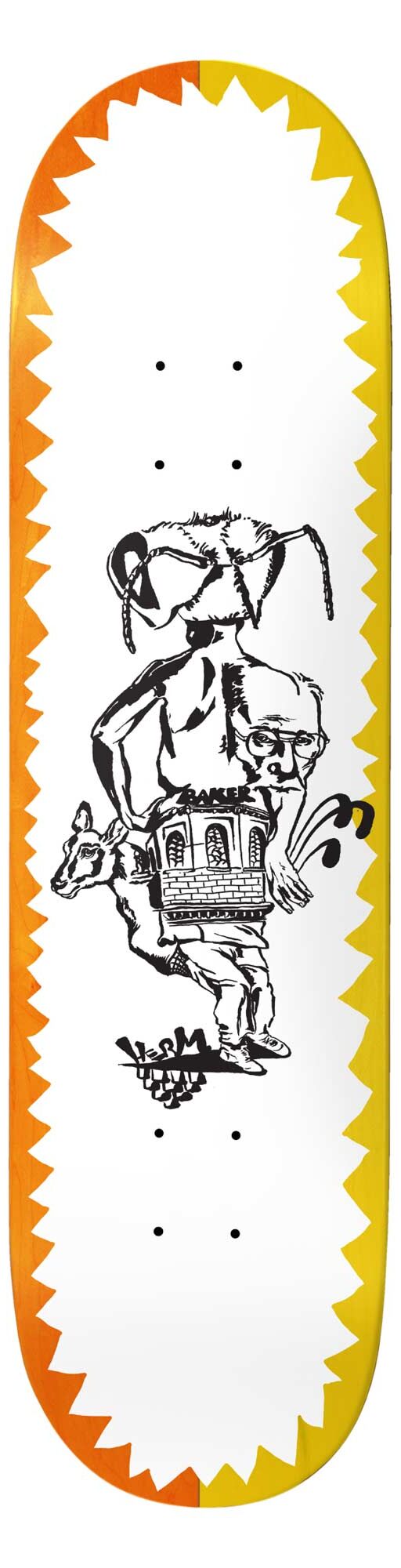 BAKER Deck DAYDREAMS BH 8.0, white 8.0 BAKER Deck DAYDREAMS BH 8.0, white 8.0