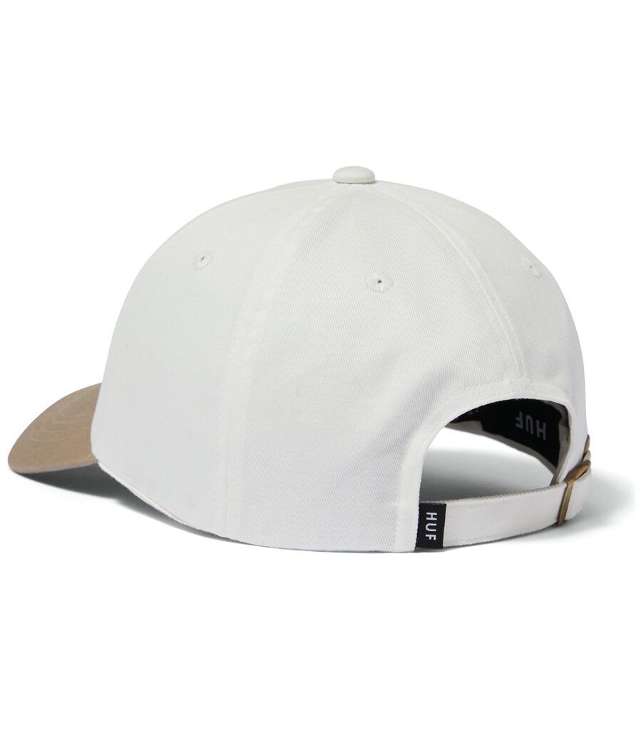 HUF Long Shot Cv 6 Panel Hat - white HUF Long Shot Cv 6 Panel Hat - white