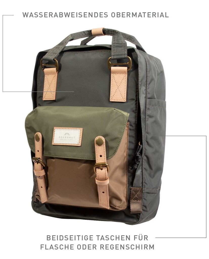 Doughnut Macaroon Jungle Series Rucksack - olive x army