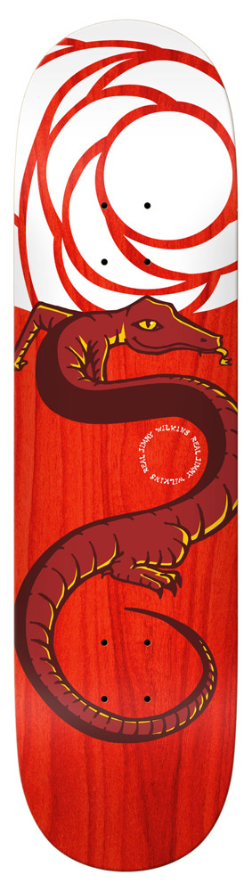 Real Skateboard Deck Wilkins Sun Lizard 8,25 Real Skateboard Deck Wilkins Sun Lizard 8,25