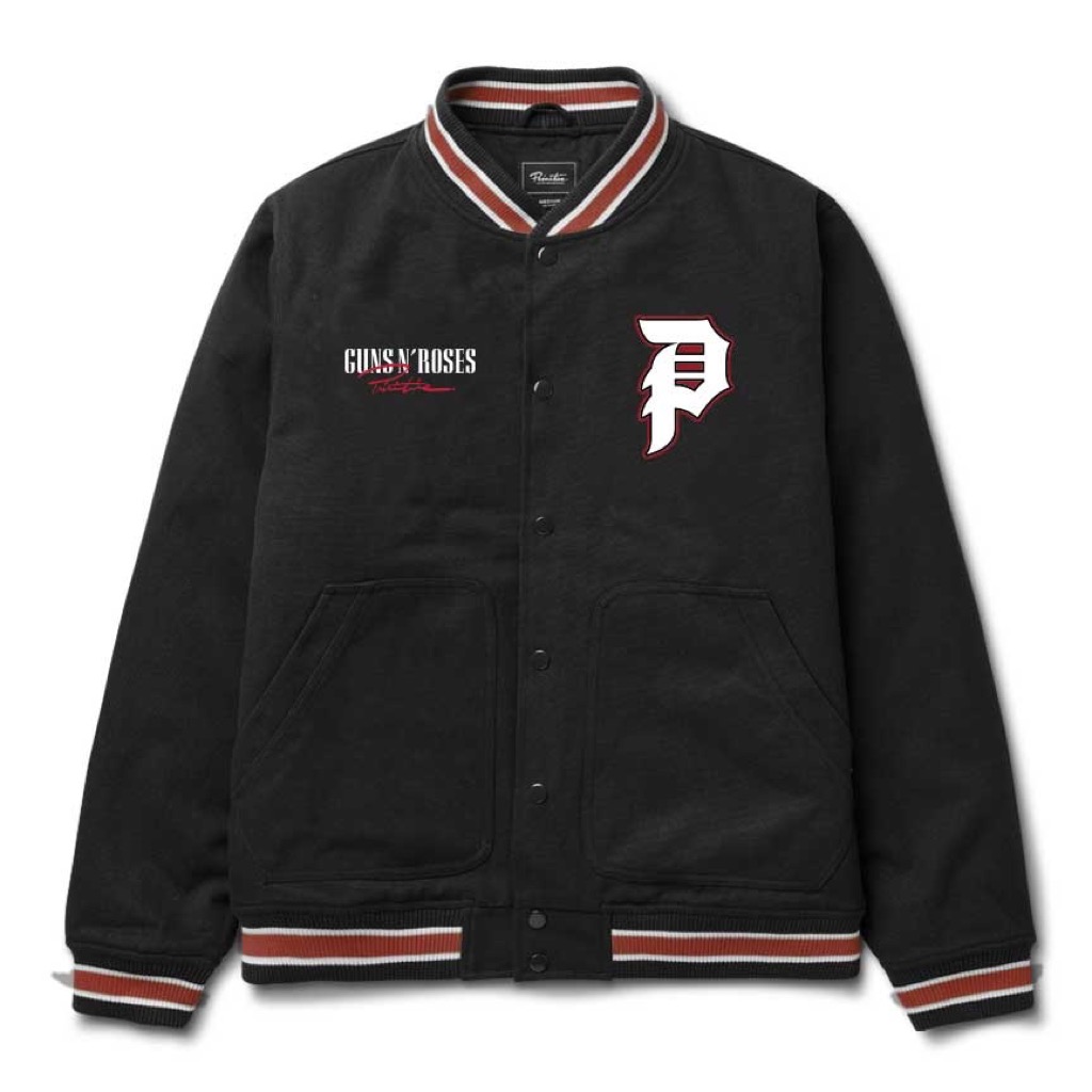 Primitive Cross Varsity Jacke - black XXL